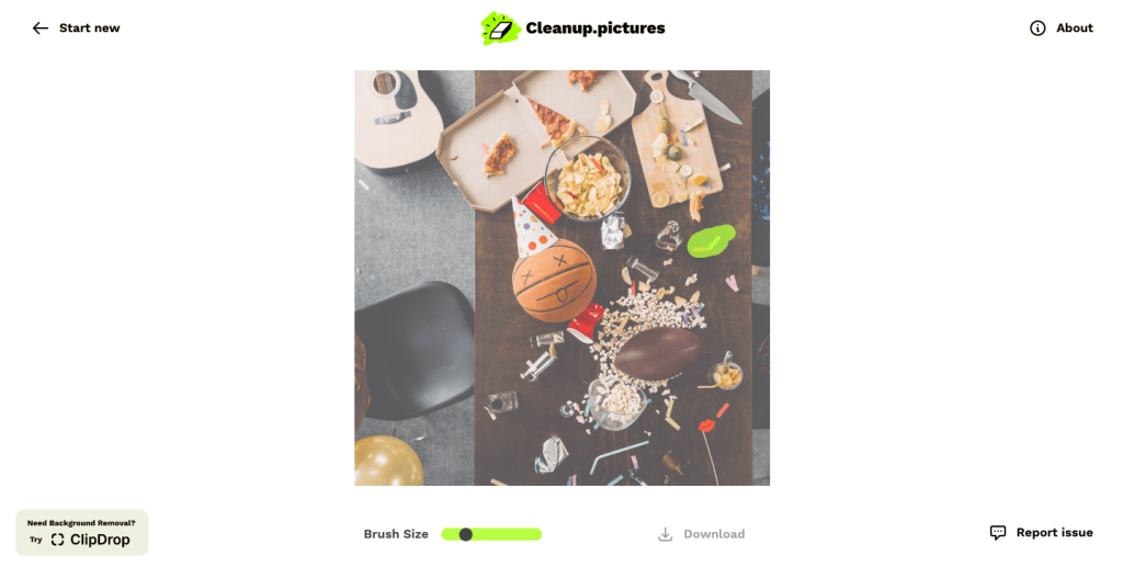 brocha cleanup pictures Cleanup.pictures limpia tus imágenes en segundos y desde el navegador