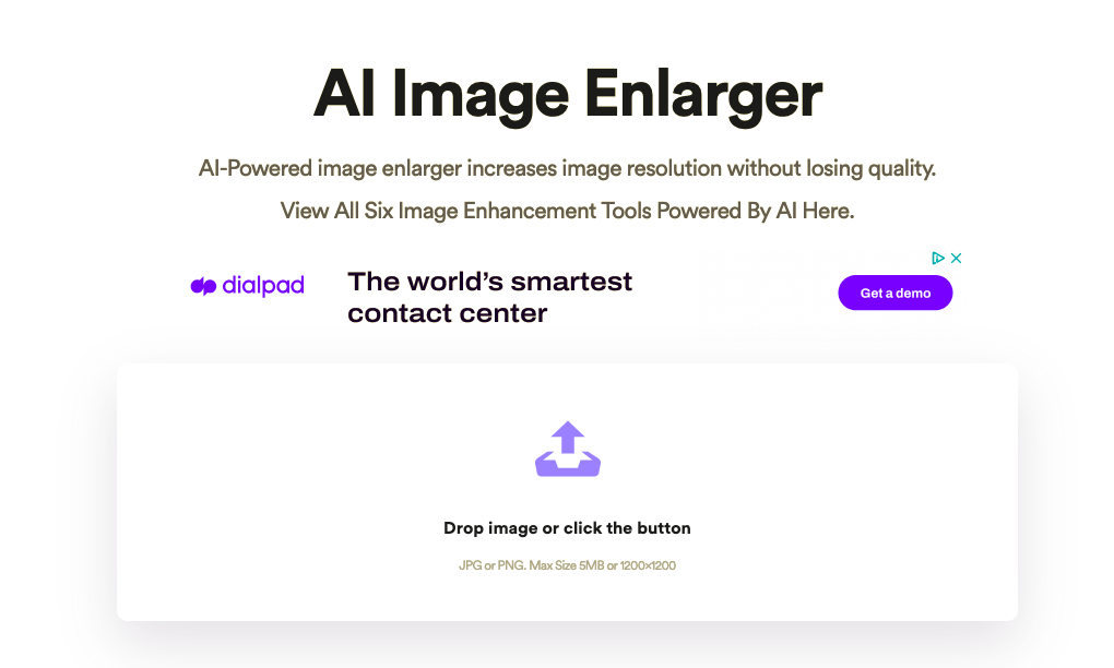 ai image enlarger Image Enlarger aumenta el tamaño de tus fotos sin pérdida de detalles