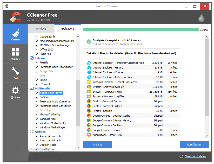 ccleaner02 Herramientas para mantenimiento preventivo de software: evita costosos fallos